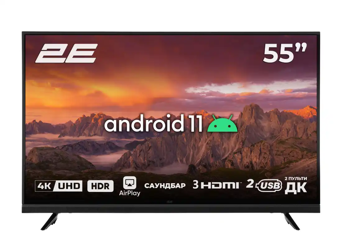 Televizor, 2E 55A06L nağd və kreditlə satışı, Samsung televizorlarının endirimli qiymətləri, 2E 55A06L 4K UHD SMART