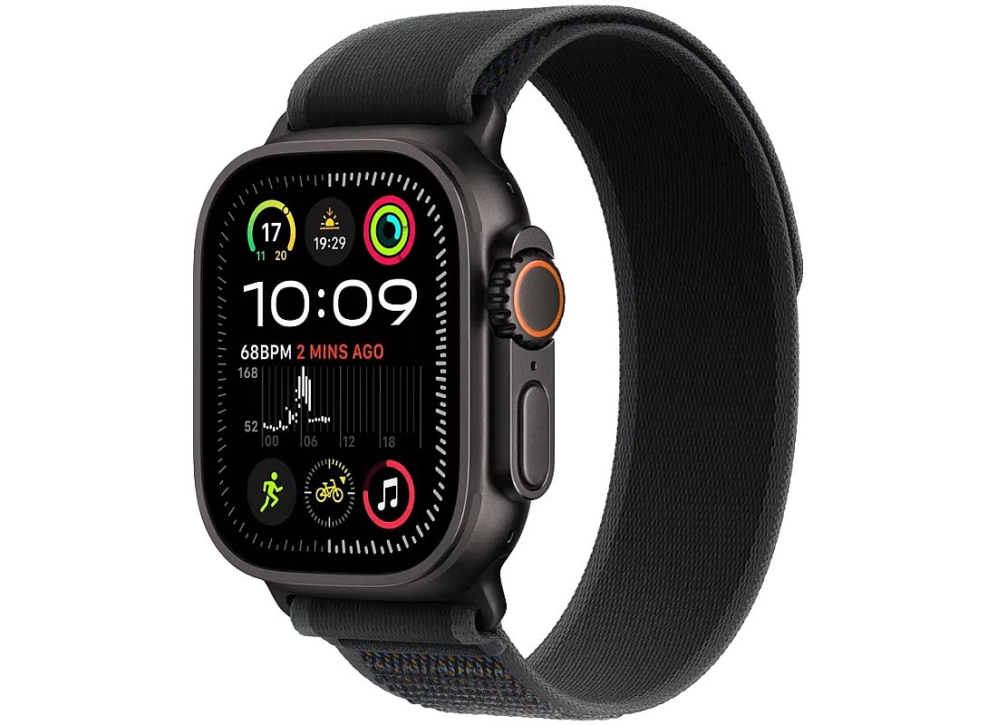 Apple Watch Ultra 2 GPS + Cellular, 49mm  Black Titanium, Smart saatların online satışı, Apple Watch smart saatlar kredit və nağd