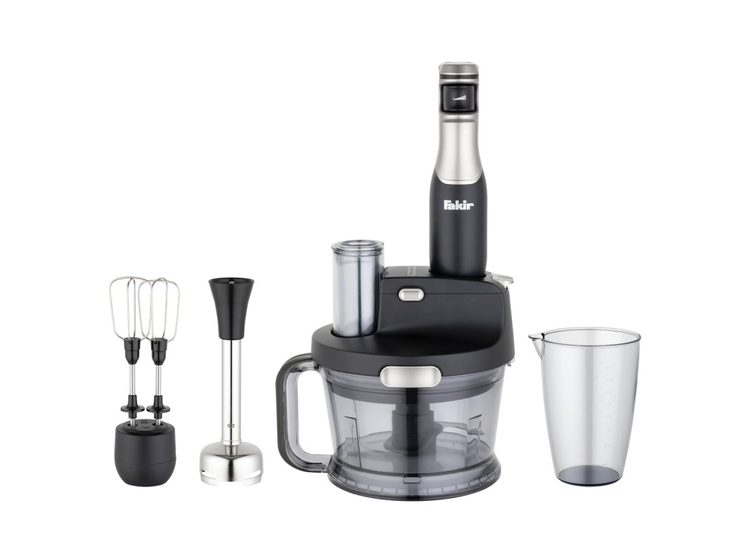 Blender, Fakir Speed Quardo Blender Set Black Silver, Kreditlə ucuz qiymətə mətbəx üçün blender, Fakir doğrayıcılar