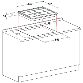 Plitə, Hotpoint PCN 641 /HA (BK), Nağd və hissəli alış, Keyfiyyətli bişirmə panellər, Hotpoint bişirmə panelləri