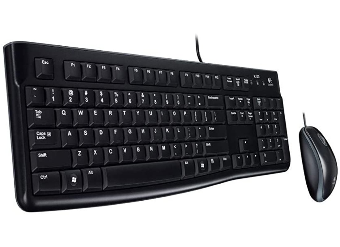 Logitech, LOGITECH Keyboard Corded Desktop MK120, LOGITECH Keyboard Corded Desktop MK120 satışı, Klaviatura satışı, Logitech Klaviaturaları