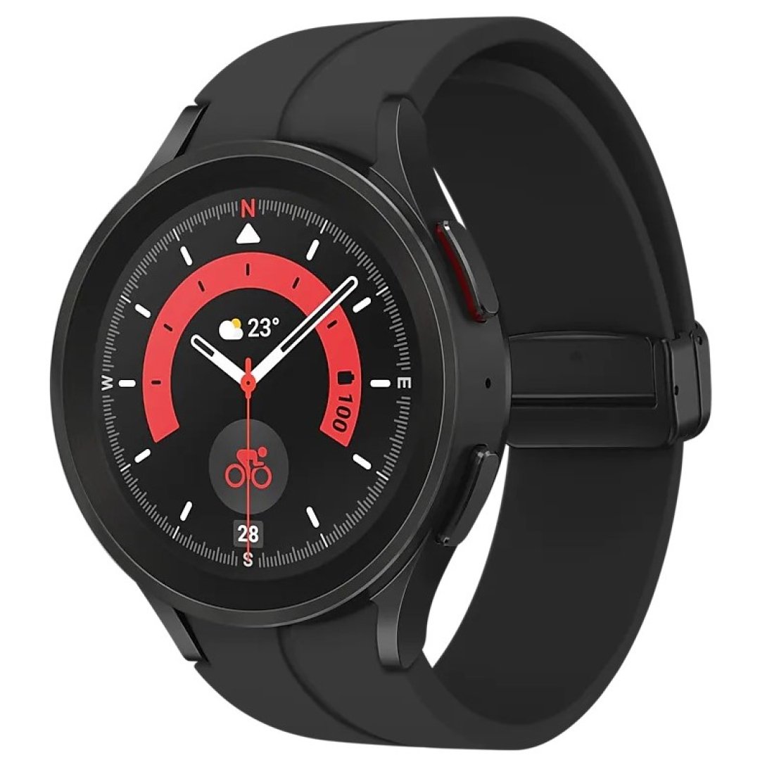 Samsung Galaxy Watch5 Pro 45mm NFC Black (SM-R920NZKACIS), Smart saatların online satışı, Samsung Galaxy watch smart saatlar kredit və nağd