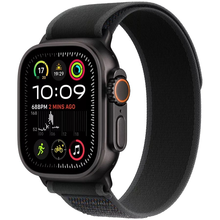 Apple Watch Ultra 2 GPS + Cellular, 49mm  Black Titanium, Smart saatların online satışı, Apple Watch smart saatlar kredit və nağd