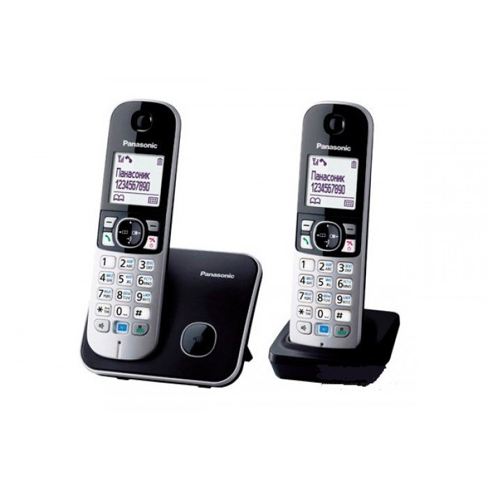 Panasonic, Panasonic ev və ofis üçün telefonlar, Panasonic KX-TG6812UAB, Panasonic KX-TG6812UAB satışı, Panasonic satışı