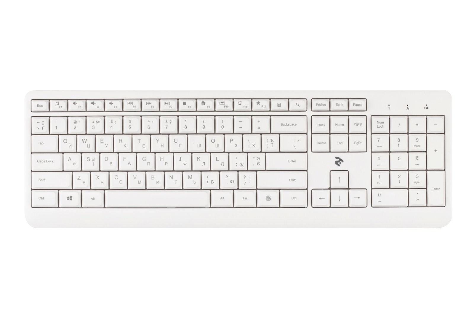 2E, 2E Keyboard KS220 WL WHITE, 2E Keyboard KS220 WL WHITE satışı, Klaviatura satışı, 2E Klaviaturaları