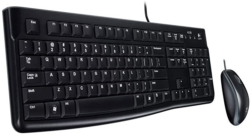 Logitech, LOGITECH Keyboard Corded Desktop MK120, LOGITECH Keyboard Corded Desktop MK120 satışı, Klaviatura satışı, Logitech Klaviaturaları